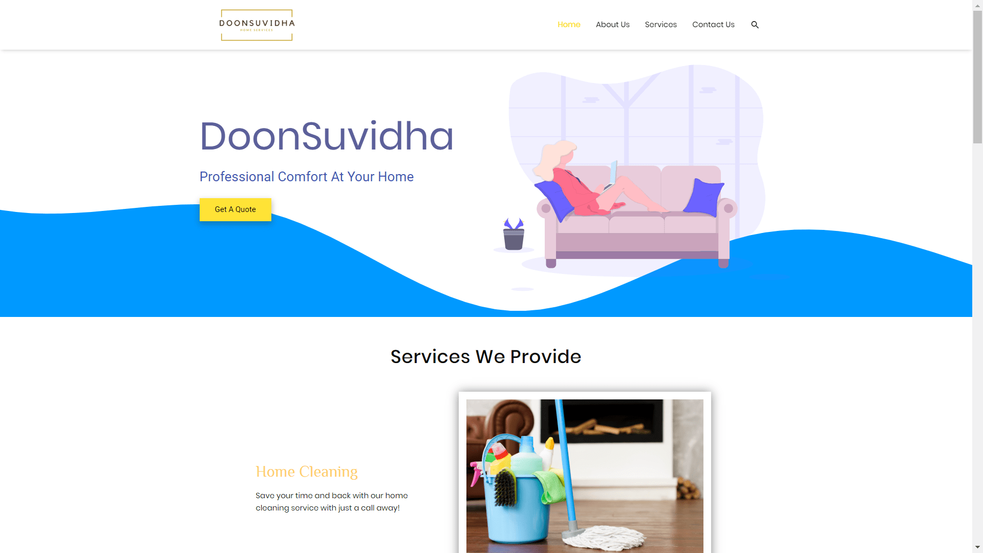 Doon-Suvidha Website Image